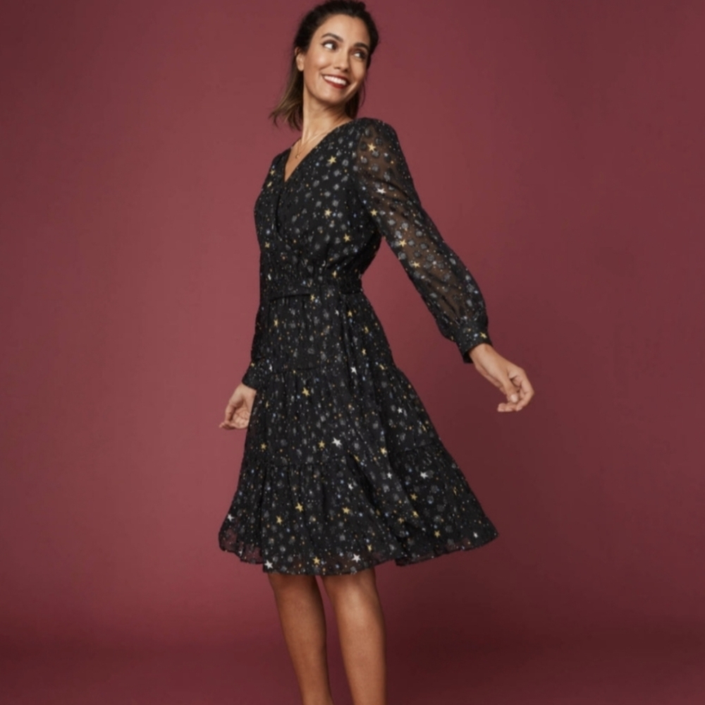 UNTUCKit Starry Belted Robyn Dress